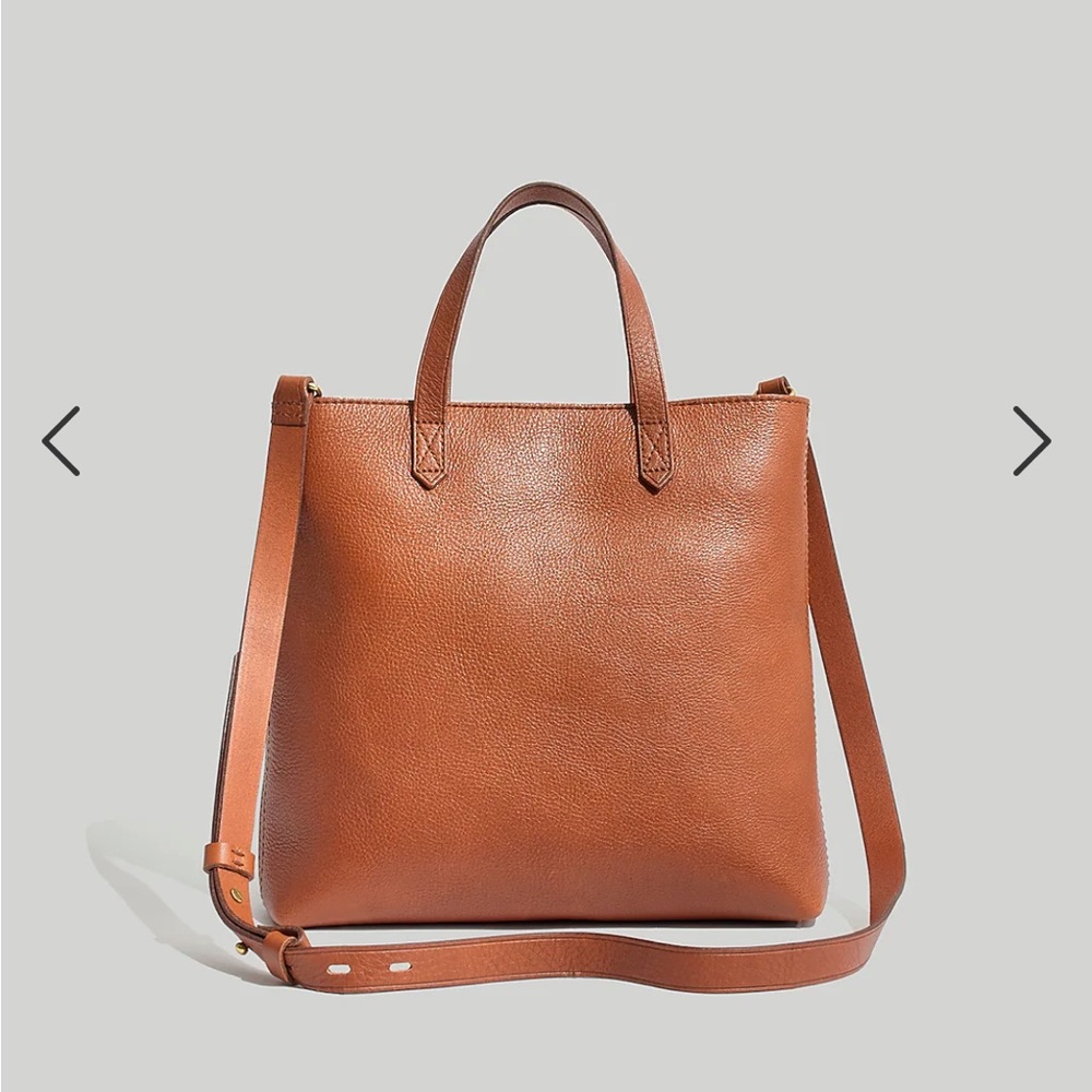 Madewell Zip-Top Transport Crossbody in English Saddle